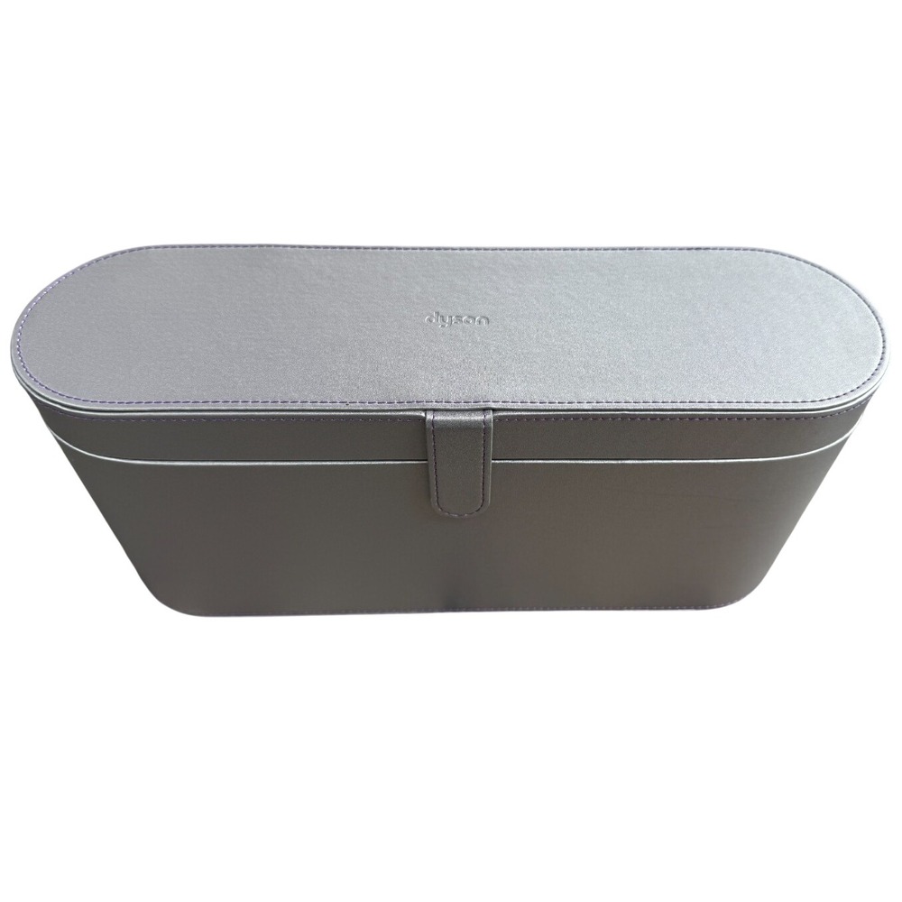 Dyson Presentation Case Silver Faux Leather Storage Box‎ for Airwrap Supersonic